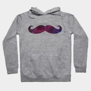 Galaxy Mustache Hoodie